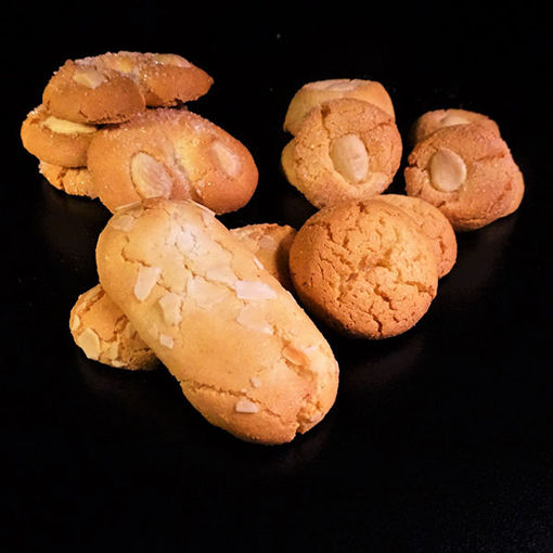 Afbeelding van Amandel banket koekjes pakje 250 gram