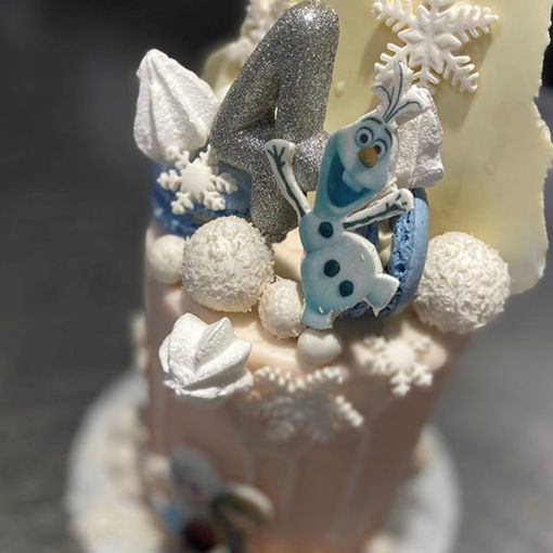 Afbeelding van Driptaart Thema Frozen