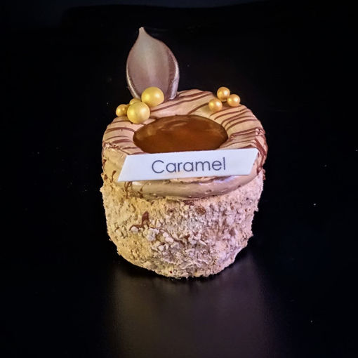 Afbeelding van Caramel-mokka cremegebakje