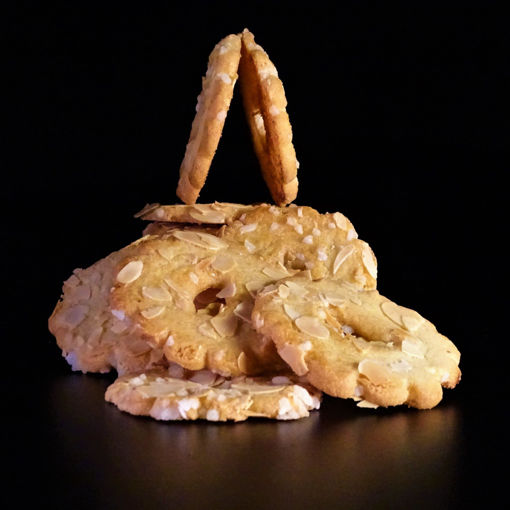 Afbeelding van Roomboter Amandel koek kransjes 200 gram