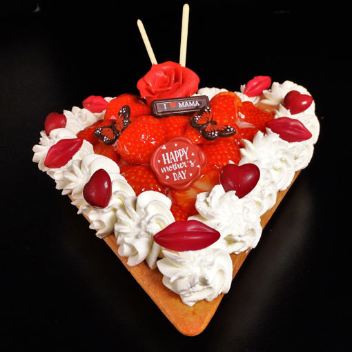 Afbeelding van Moederdag Harte Vlaai Frambozen - Aardbei