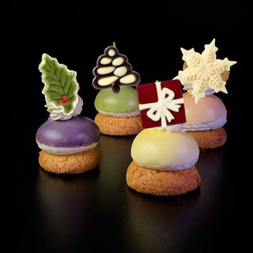 Afbeelding van 7 Luxe opgemaakte Koekjes kerst