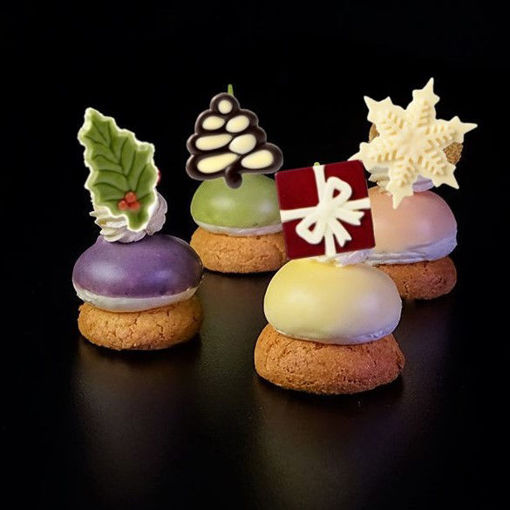 Afbeelding van 8 Luxe opgemaakte Koekjes kerst