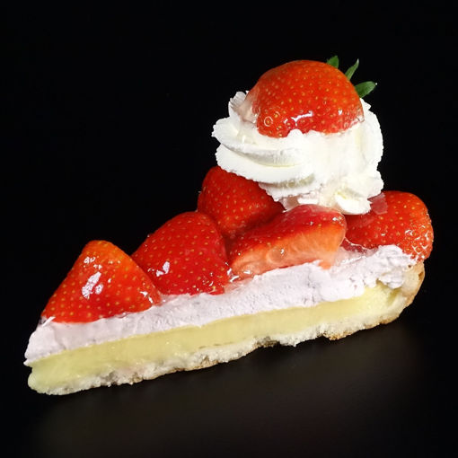 Afbeelding van AardbeienVlaai punt (3 + 1 gratis)