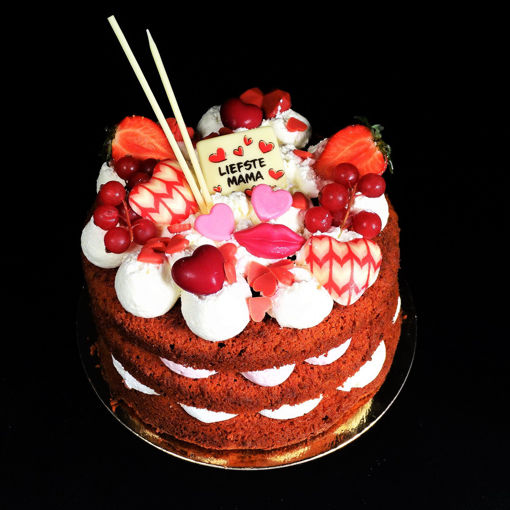 Afbeelding van Moederdag Red cake