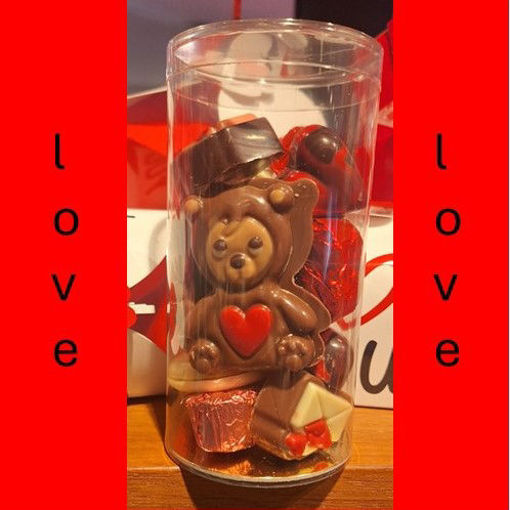 Afbeelding van Luxe Valentijn chocolade in koker
