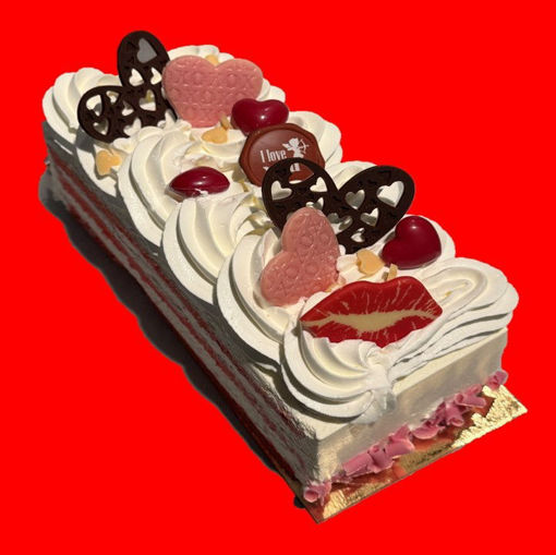 Afbeelding van Valentijn Slagroomschnitte aanbieding
