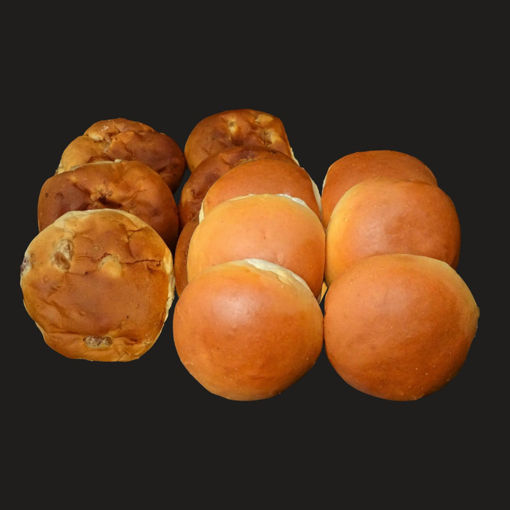 Afbeelding van Rozijnenbollen + Witte Bollen (Samen 5,50!)