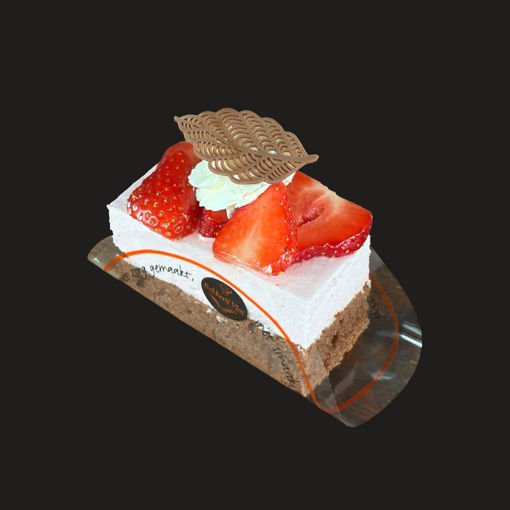 Afbeelding van Aardbeien Brownie gebak